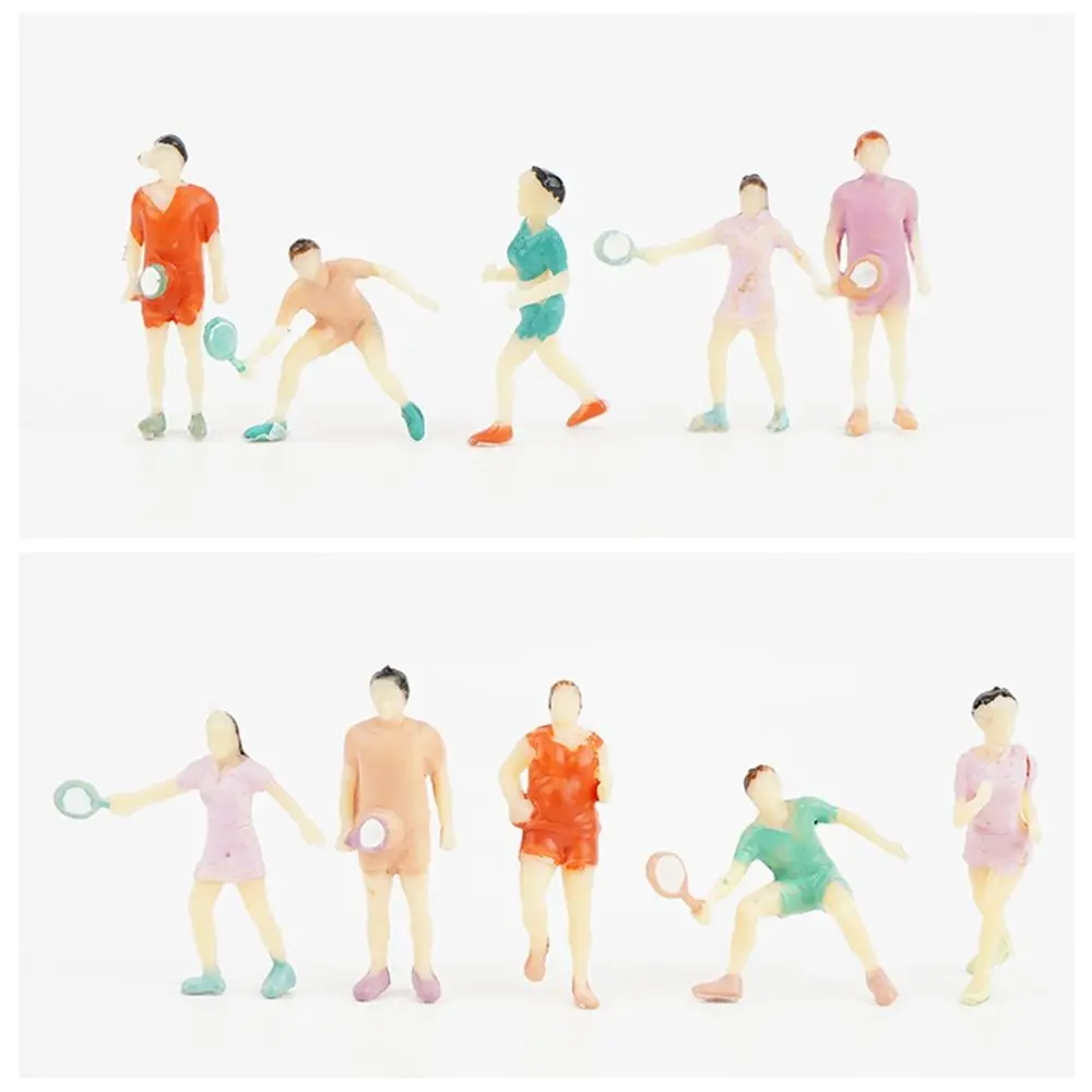 

Масштаб 1:50/75/100 миниатюрные материалы для изготовления фотографий реквизит фигурки движения цветная спортивная фигурка Пляжный Пейзаж