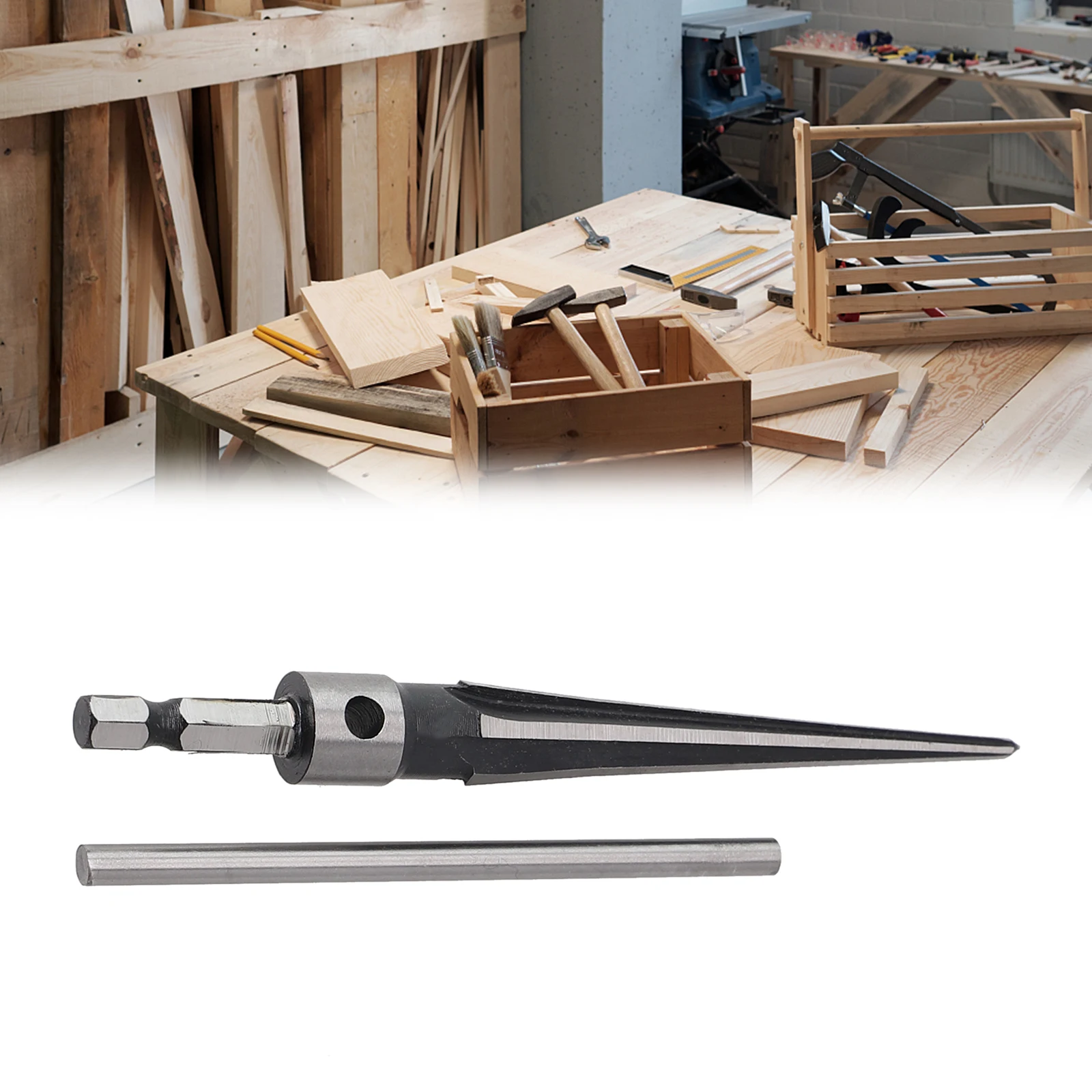 

3-13mm Hand Held Tapered Reamer T Handle 6 Flute Beveling Cutting Drill Tool Hex Shank For Taper Hole Chamfers Machinery Parts