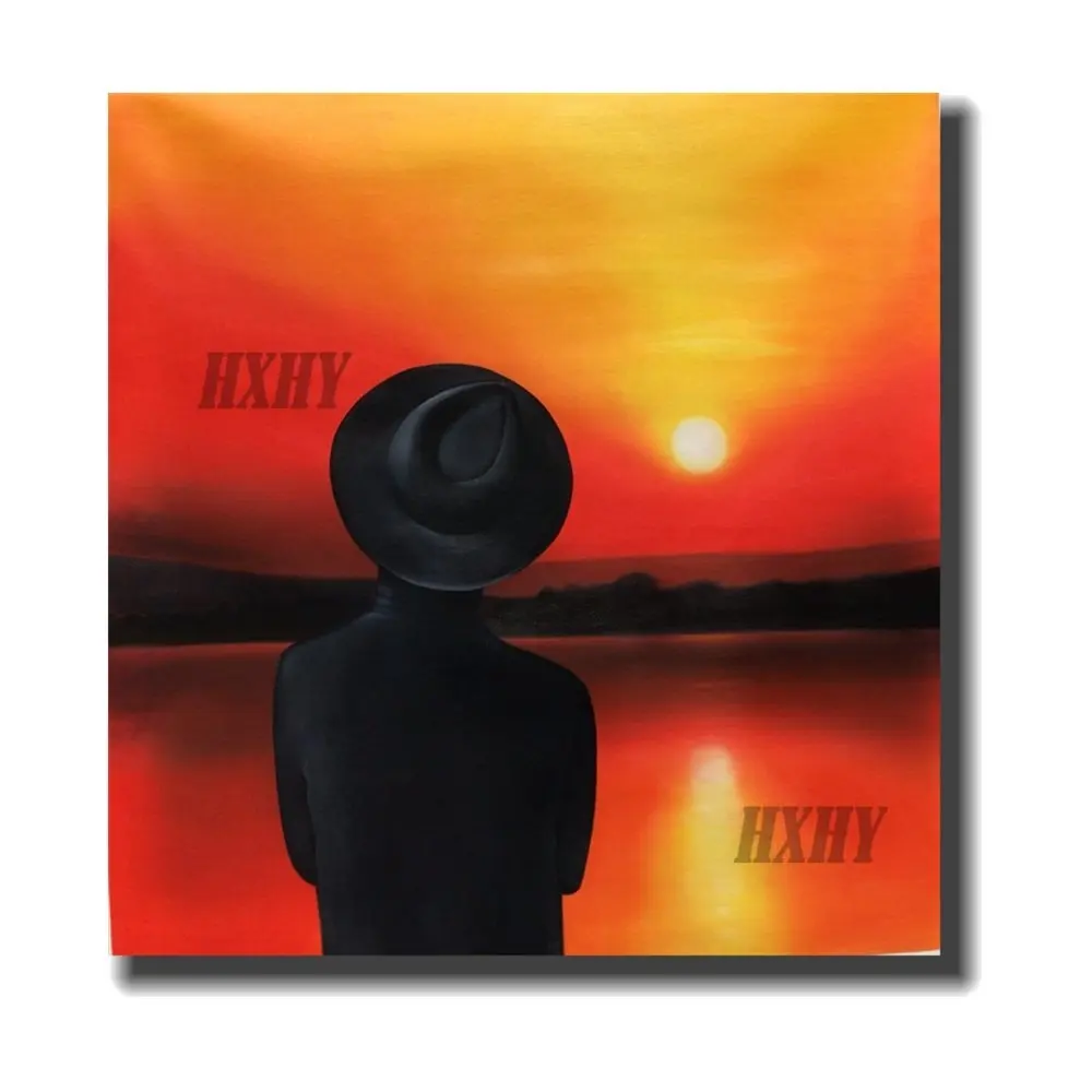 

Portrait Decorative Oil Painting Red Sunset Scenery Interior Paintings Suitable For Mordern Living Room And Bed Room
