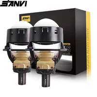 sanvi 3 0 bi led projector lens headlight for car 55w 5500k auto h4 h7 9005 9006 led lense headlamp hella 3r g5 car light
