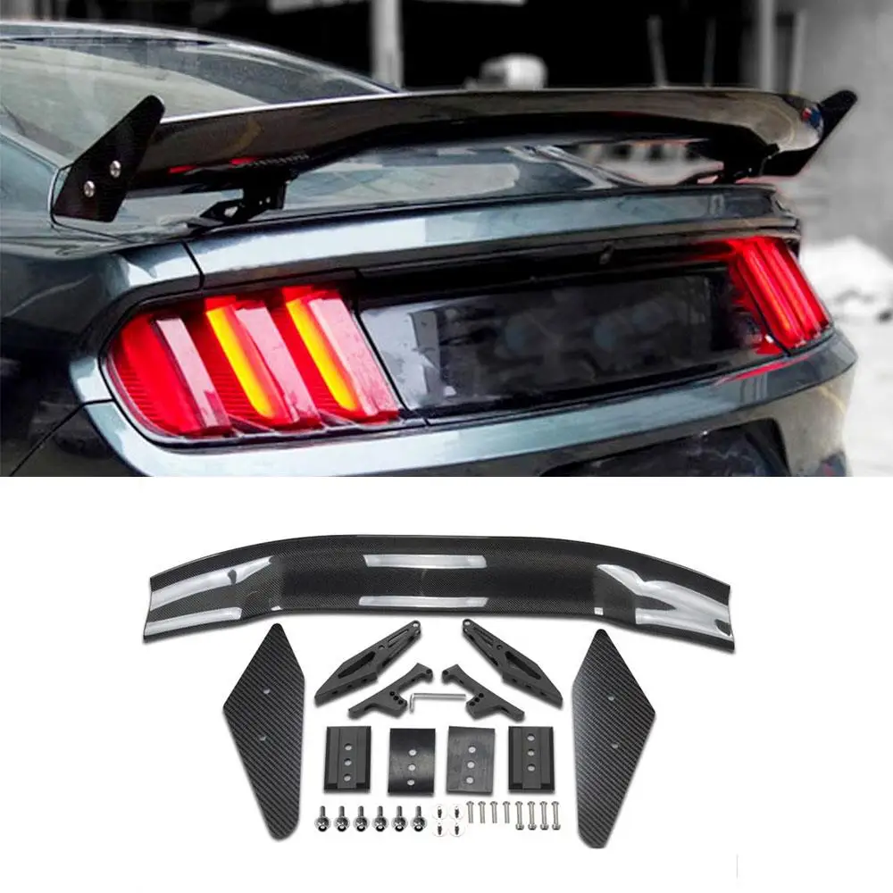 

Carbon Fiber Rear Spoiler Boot GT Racing Wings for Ford Mustang Coupe 2015 - 2017 Car styling