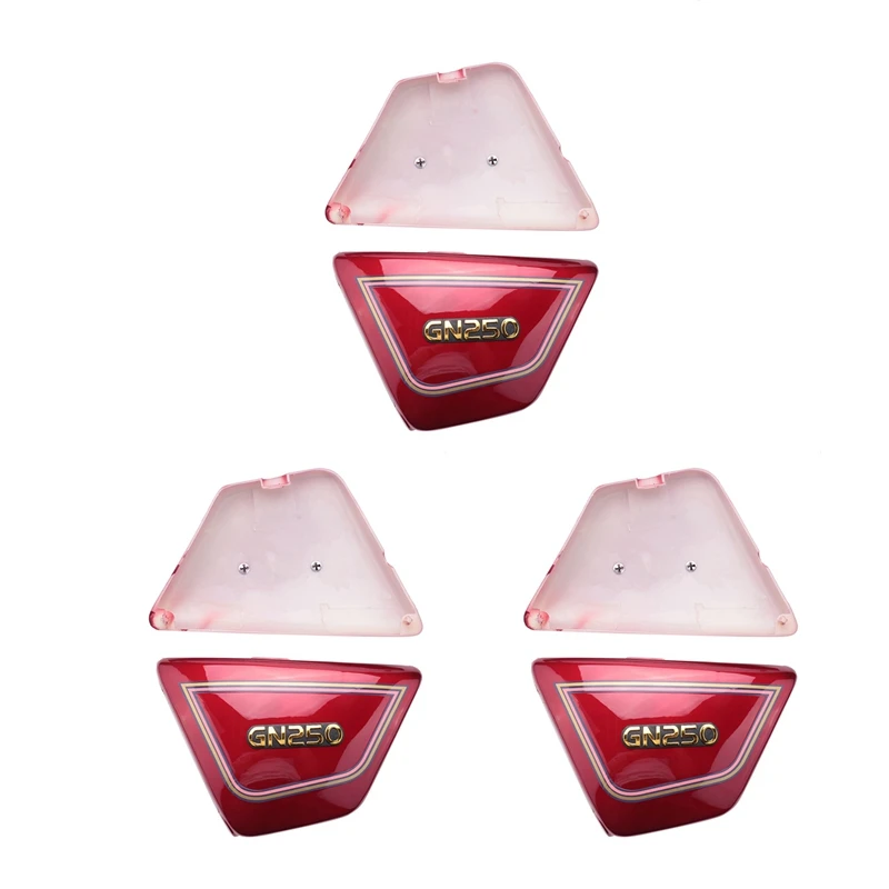 

3 пары, боковые и правые панели для мотоциклов Suzuki Gn 250 Gn250 Gn250