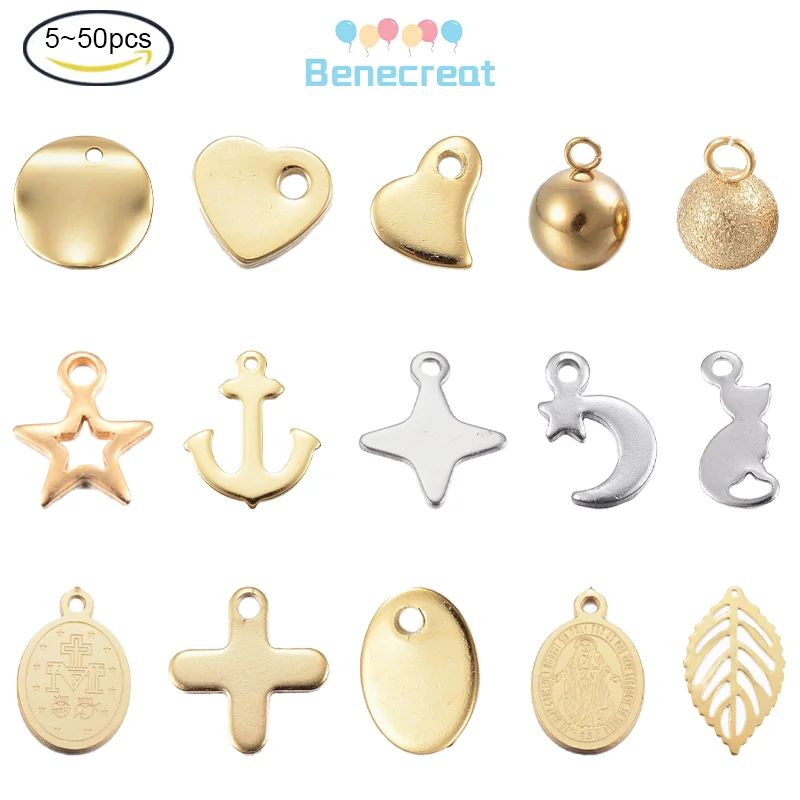 

5-20PCS 13x5.5x0.5mm 304 Stainless Steel Kitten Charms Hole: 1.2mm For Jewelry Bracelet Earrings Making