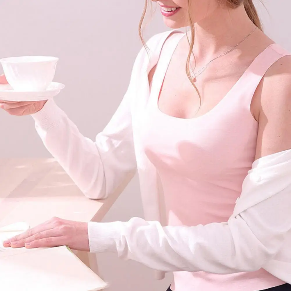 

Популярный женский топ, женская блузка, облегающая хорошо тянущаяся нательная рубашка с открытыми плечами и круглым вырезом