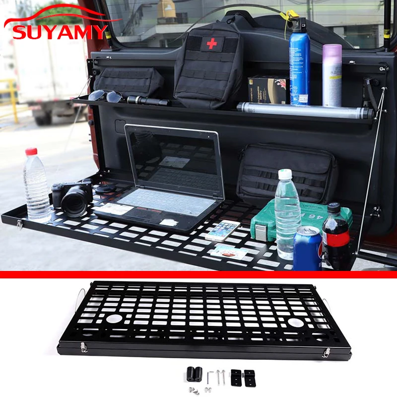 

Tailgate Table Fit For Toyota FJ Cruiser 2007-2021 Car Accessories Rear Door Cargo Luggage Carrier Foldable Shelf Storage Rack