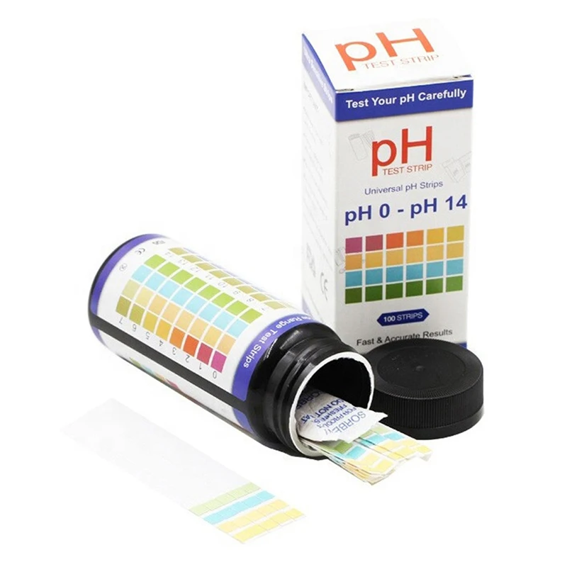100PCS PH0-14 Test Paper Laboratory Household PH Test Strips Indicator Scientific Litmus Alkaline Acid Testing PH Test Meter New