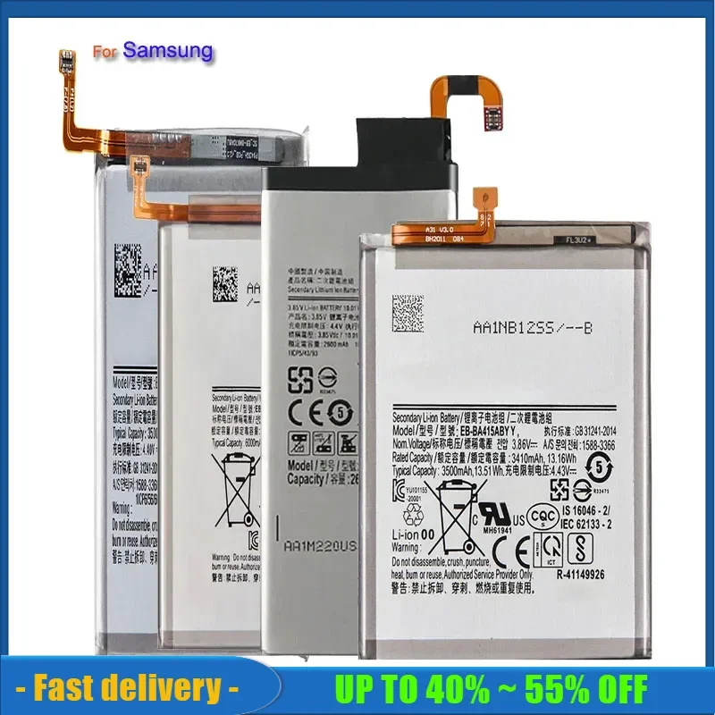 Аккумулятор для Samsung Galaxy S6 Edge S7 S8 G920 G920F G925F G9300 G935 G935F SM-G9508 SM-G930 Сменный аккумулятор