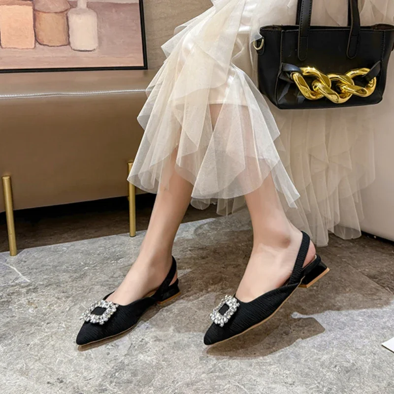 Женские сандалии летние новые туфли на низком каблуке женские повседневные