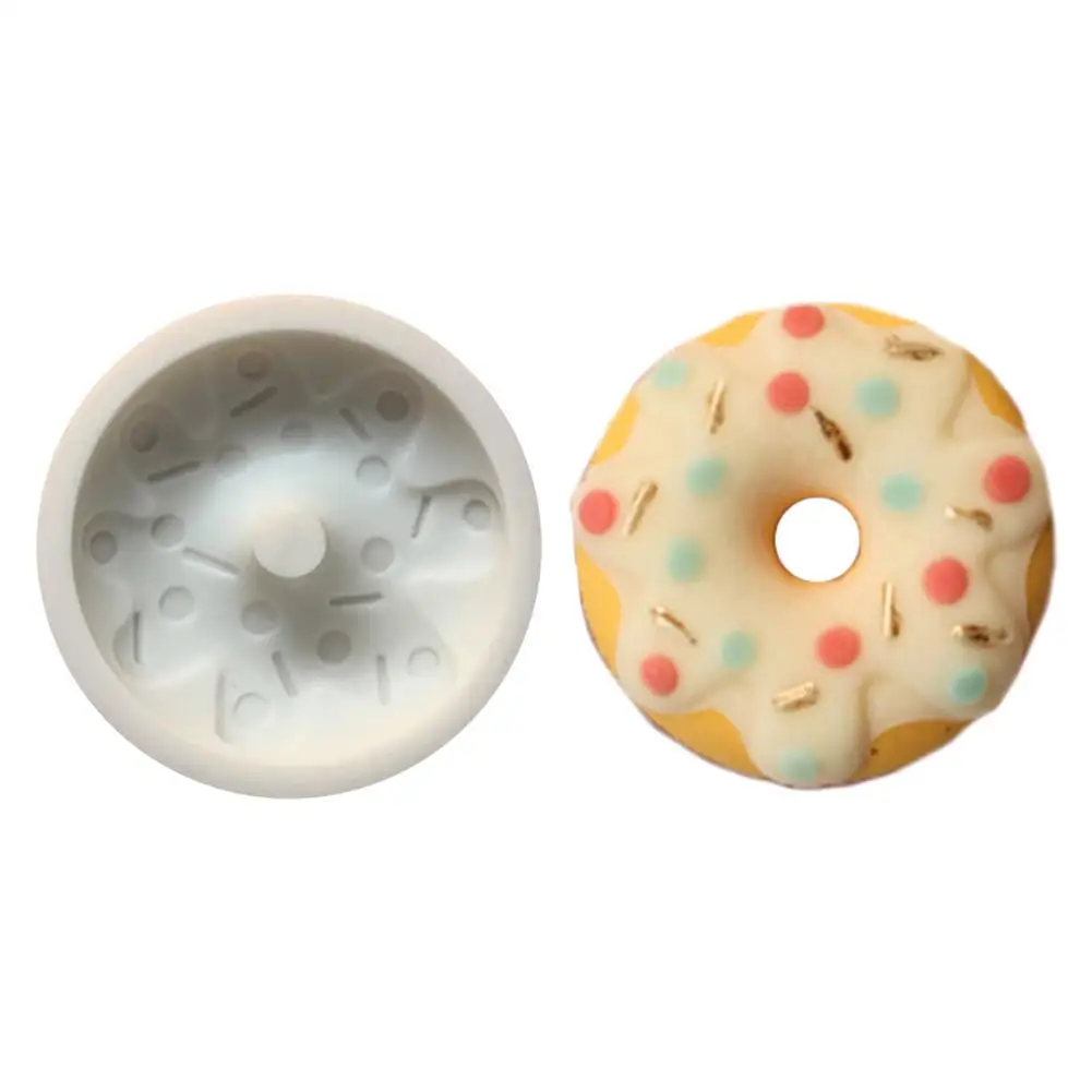 Силиконовая форма для пончиков 2 дюйма антипригарная мини-форма силиконовые