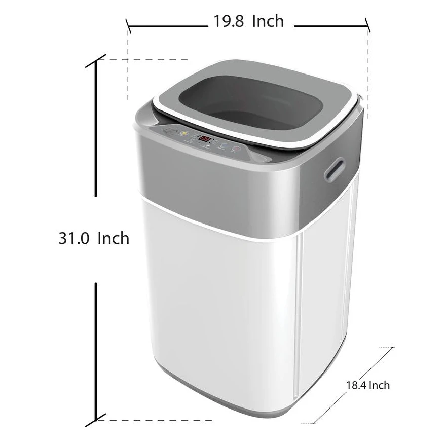 

Cu. ft. Load Compact Washing , RPW116, Gray