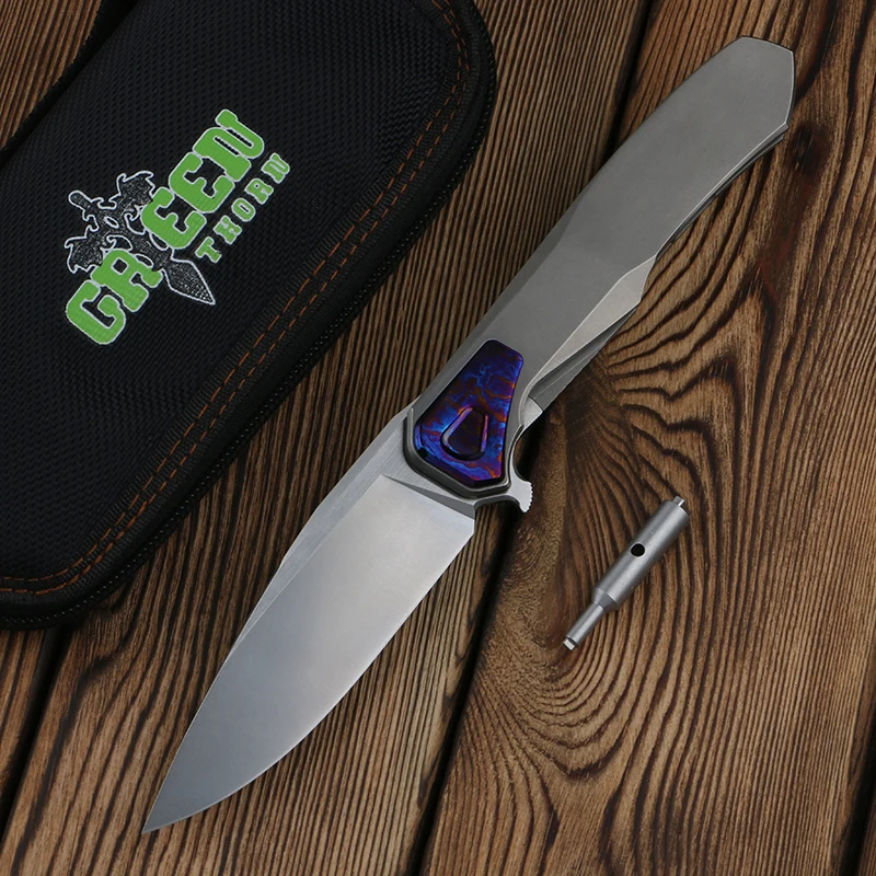 Нож Green thorn Lochsa лезвие M390 титановая ручка TC4 практичный Походный нож для фруктов