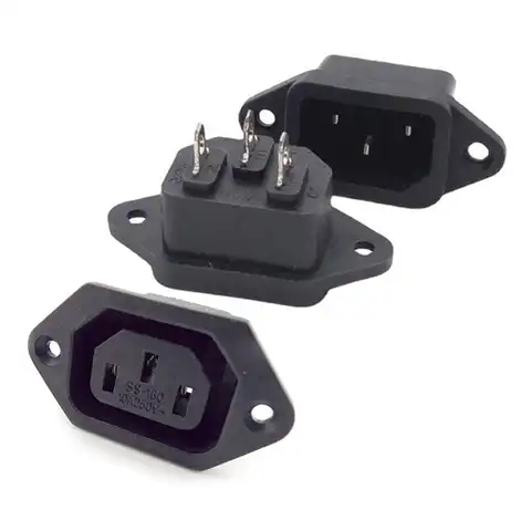 Iec c13 c14 connectors - купить недорого | AliExpress