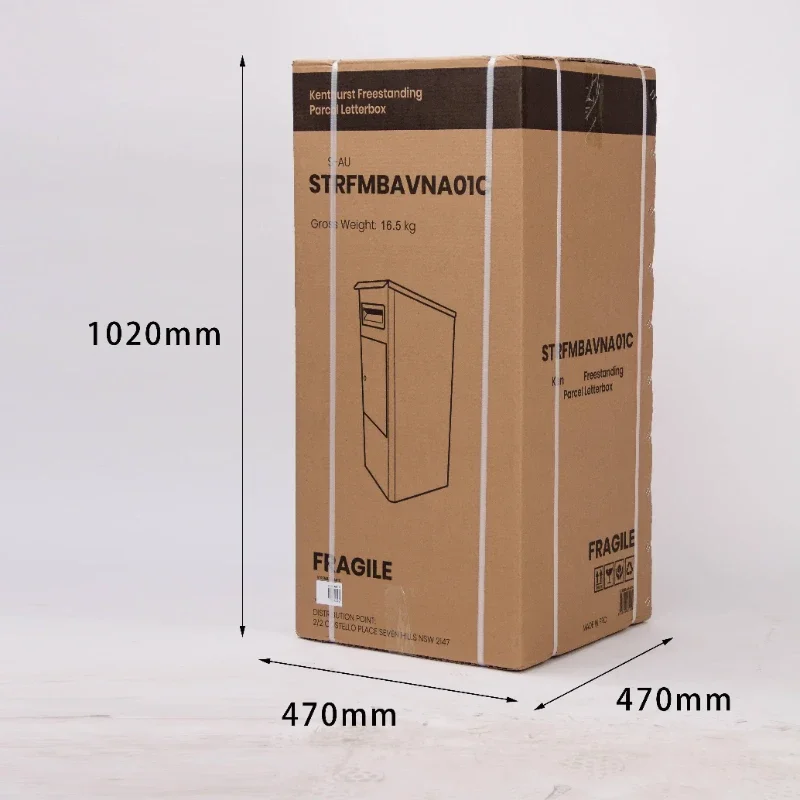 Домашний уличный большой умный почтовый ящик для отправки посылок