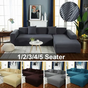 Чехол для дивана, однотонный, на 12345 мест, из кукурузного флиса