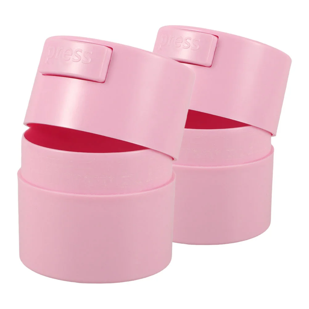 Банка для хранения клея наполнители завивки ресниц белые вакуумные контейнеры