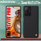 Чехол для Xiaomi Mi 11T Pro 5G, текстурированный нейлоновый чехол Nillkin для Xiaomi Mi11T, прочный нескользящий чехол для телефона M 11T, чехол-сумка