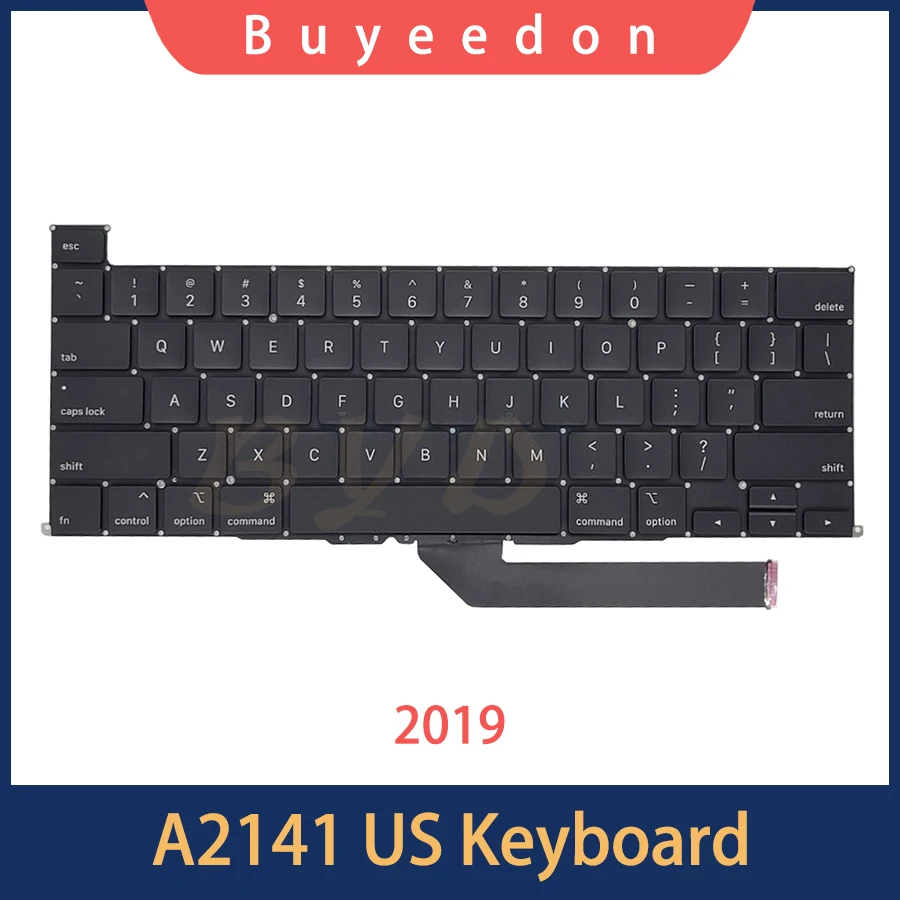 

Новая сменная Клавиатура для ноутбука Macbook Pro, 16 дюймов, A2141, английская, 2019 года