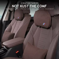 car seat headrest lumbar cushion suede pillow for bmw f10 f20 f30 e90 e60 e70 e91 f36 e84 e39 e36 e46 e61 x5 x1 x3 x4 x2 g20 g30