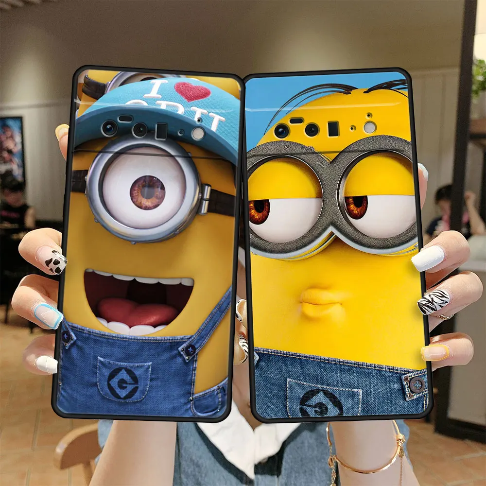 

Case Cover for Pixel 5G 5a 3 4 XL 5 6 Pro 4a 3XL 4G 6Pro Pixel4 Fashion Protection Despicable Me Minions Cute Cell Soft