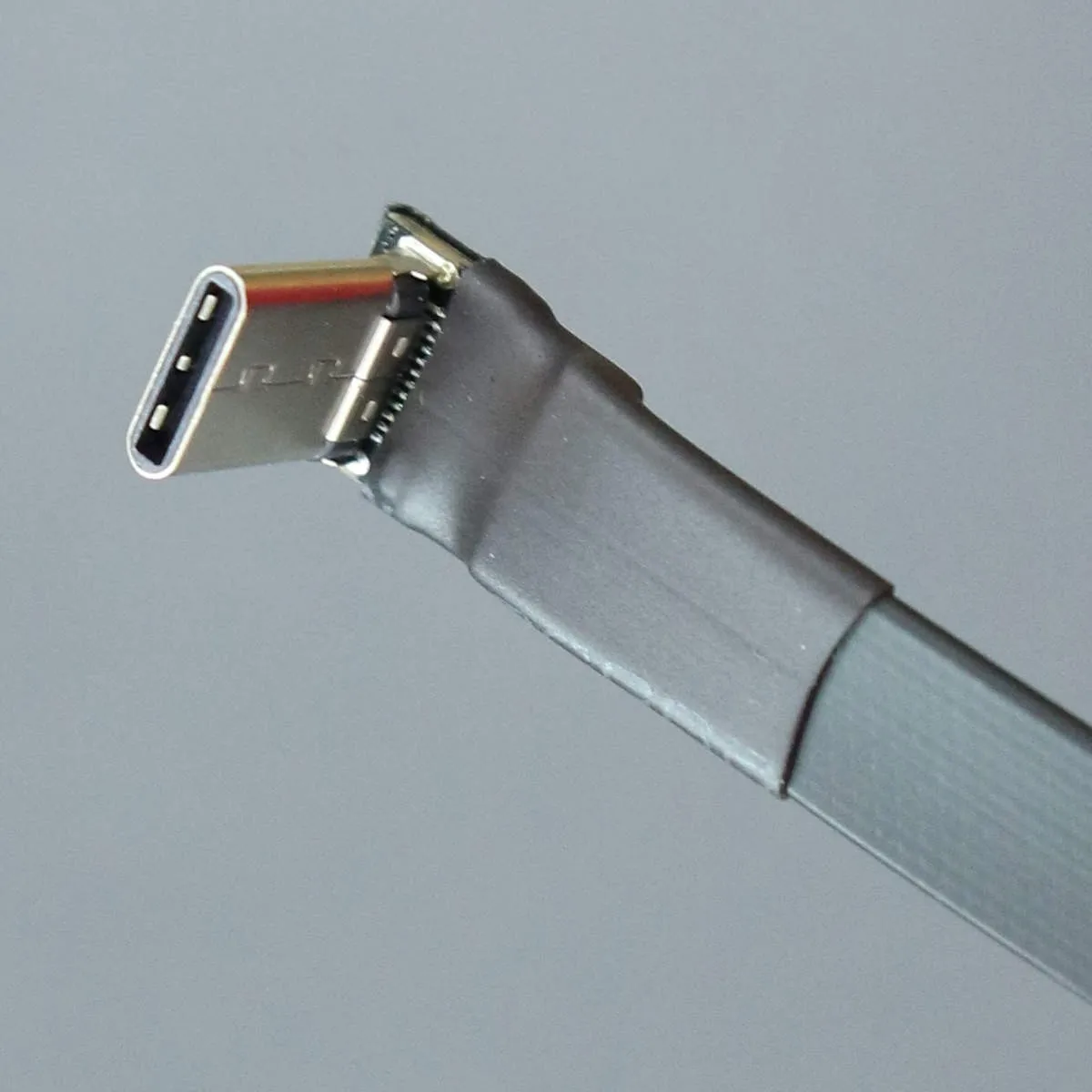 Фото FPV 10 Гбит/с USB 3,1 Type-C USB-C 90 градусов адаптер 5-300 см FPC лента плоский Type C USB C кабель для мультикоптера аэрофотосъемки №3