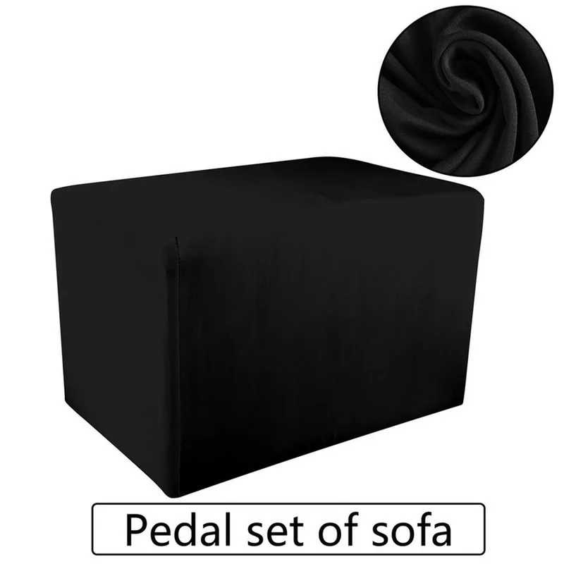

Чехол из полиэстера Ice для ног, современный простой однотонный чехол для педали, подставка для ног, табурет, домашний декор для гостиной