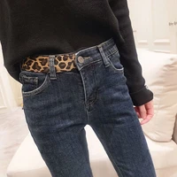 black jeans skinny women pencil pants streetwear korean high waist casual jeans slim women denim trousers appliques pockets cute