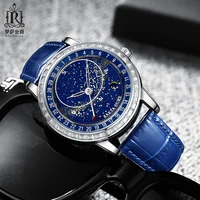 r raksaduke new mens watch fashion luminous star leather fully automatic mechanical watch luminous star watch