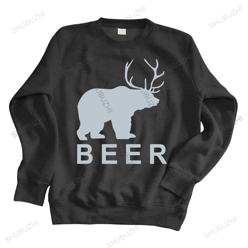 

Мужская Уличная одежда, свитшот с надписью «Beer Bear»