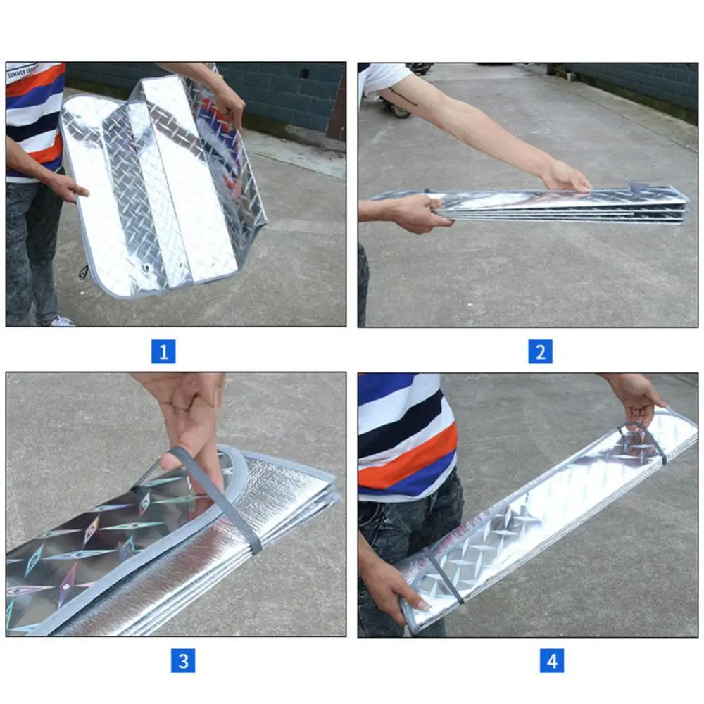 

Car Front Windshield Sun Shade Thicken Anti-UV Dust Rain Cover Protector