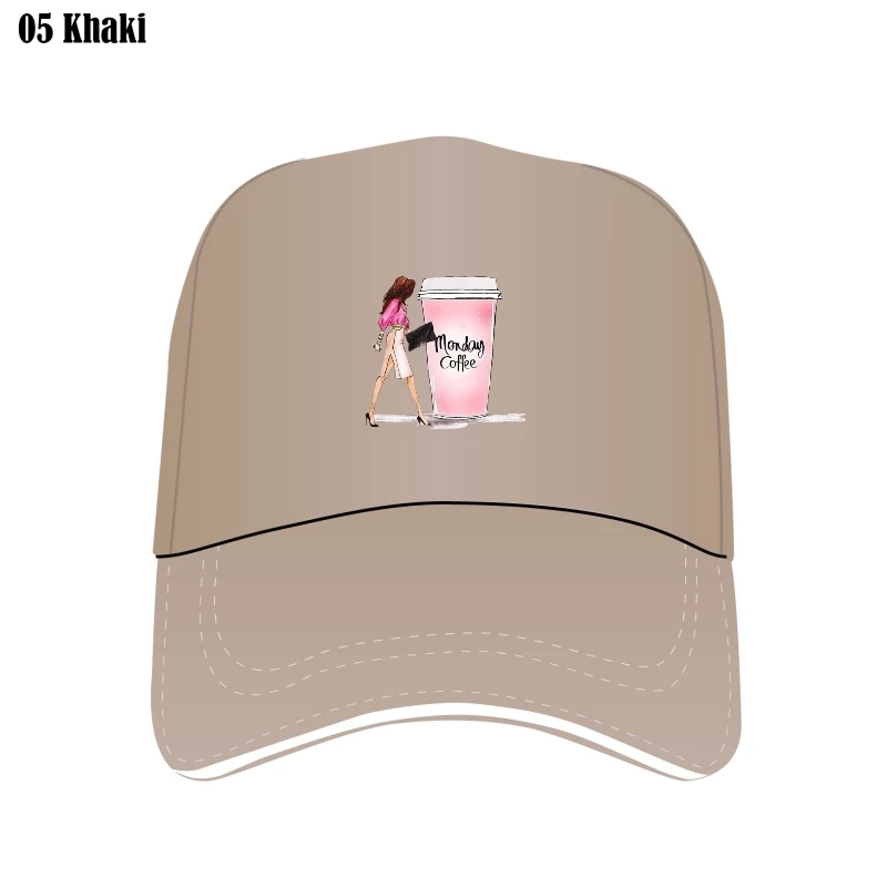 

Cap Lady Coffee New Lovely Trend Cute 90S Flat Brim Casual Fashionbill Hatswomen Mesh Bill Hats Hats Female Graphic Bill Hats