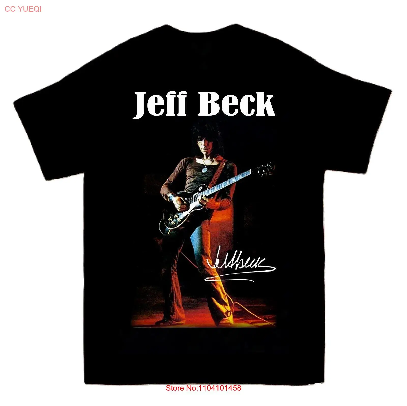 Футболка унисекс Jeff Beck Singer Basic Black S-3XL PA2309_61