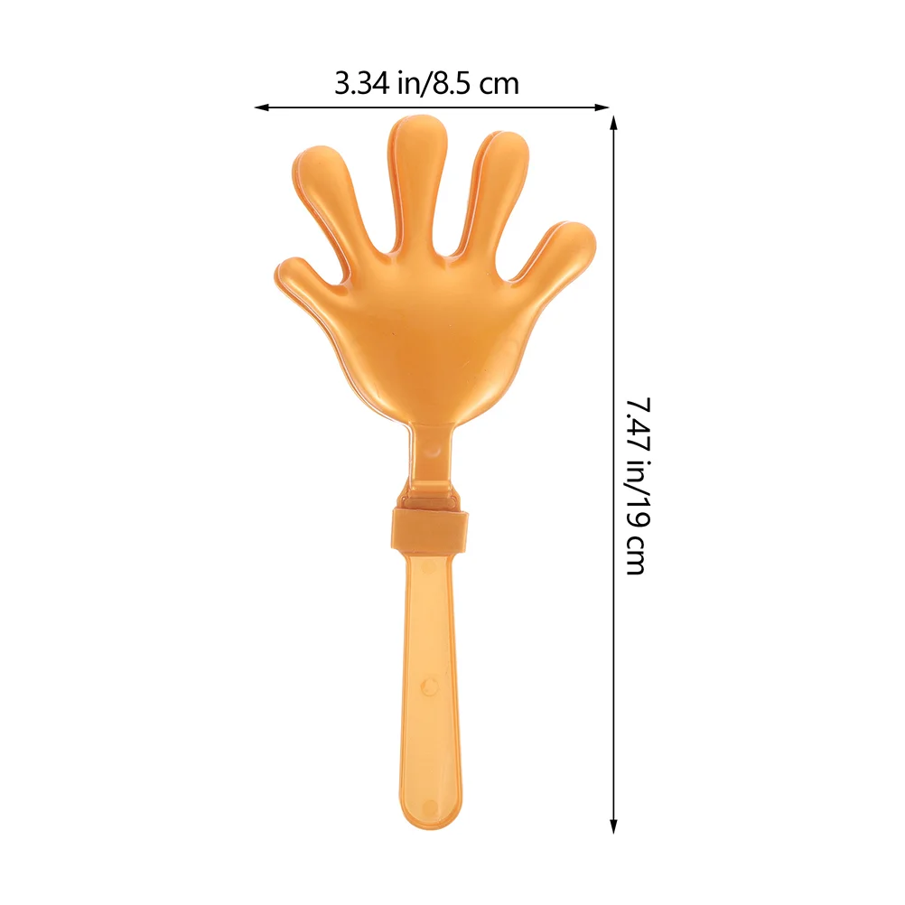 2 шт. хлопуйте руки шумогенератор игрушка пластиковые клещи для десятилетия