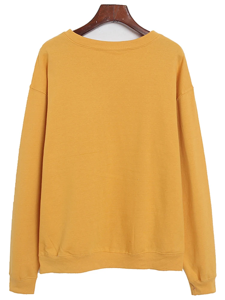 Disney Fleece Sweatshirt Casual Winnie the Pooh Bear Eeyore Donkey Tigger Letter Cartoon Print VELOUR Velvet Women Jumper Tops