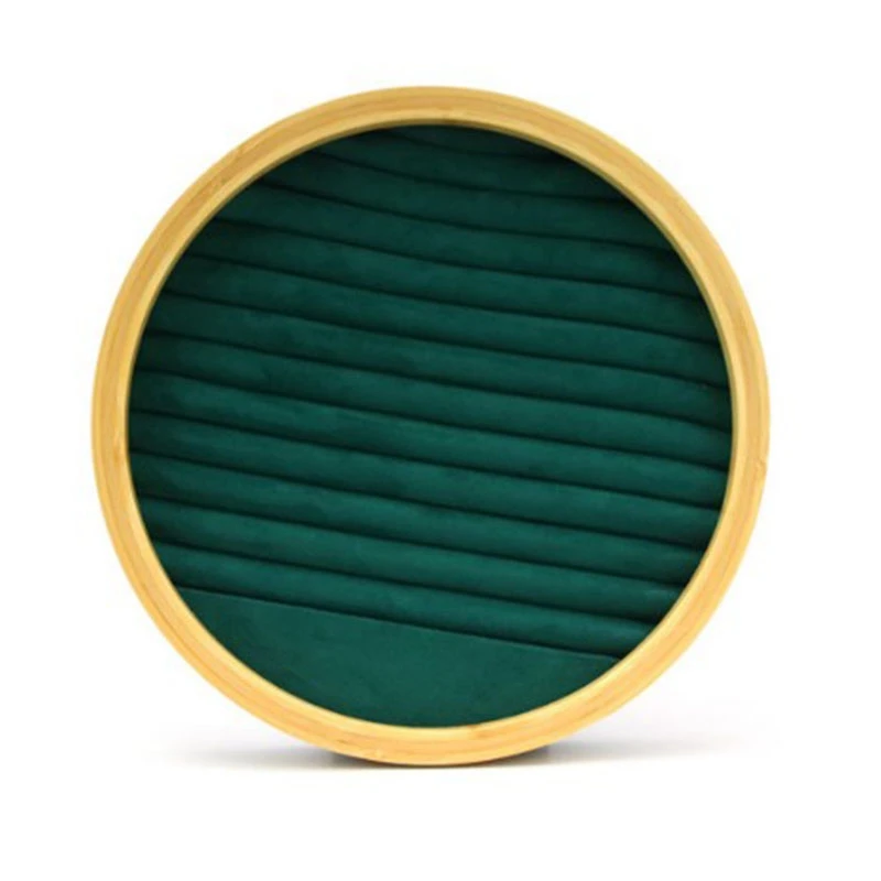 

Bamboo And Wood Jewelry Stand, Microfiber Flannel Ring Tray, Window Jewelry Display Stand, Bracelet Tray, Earring Tray
