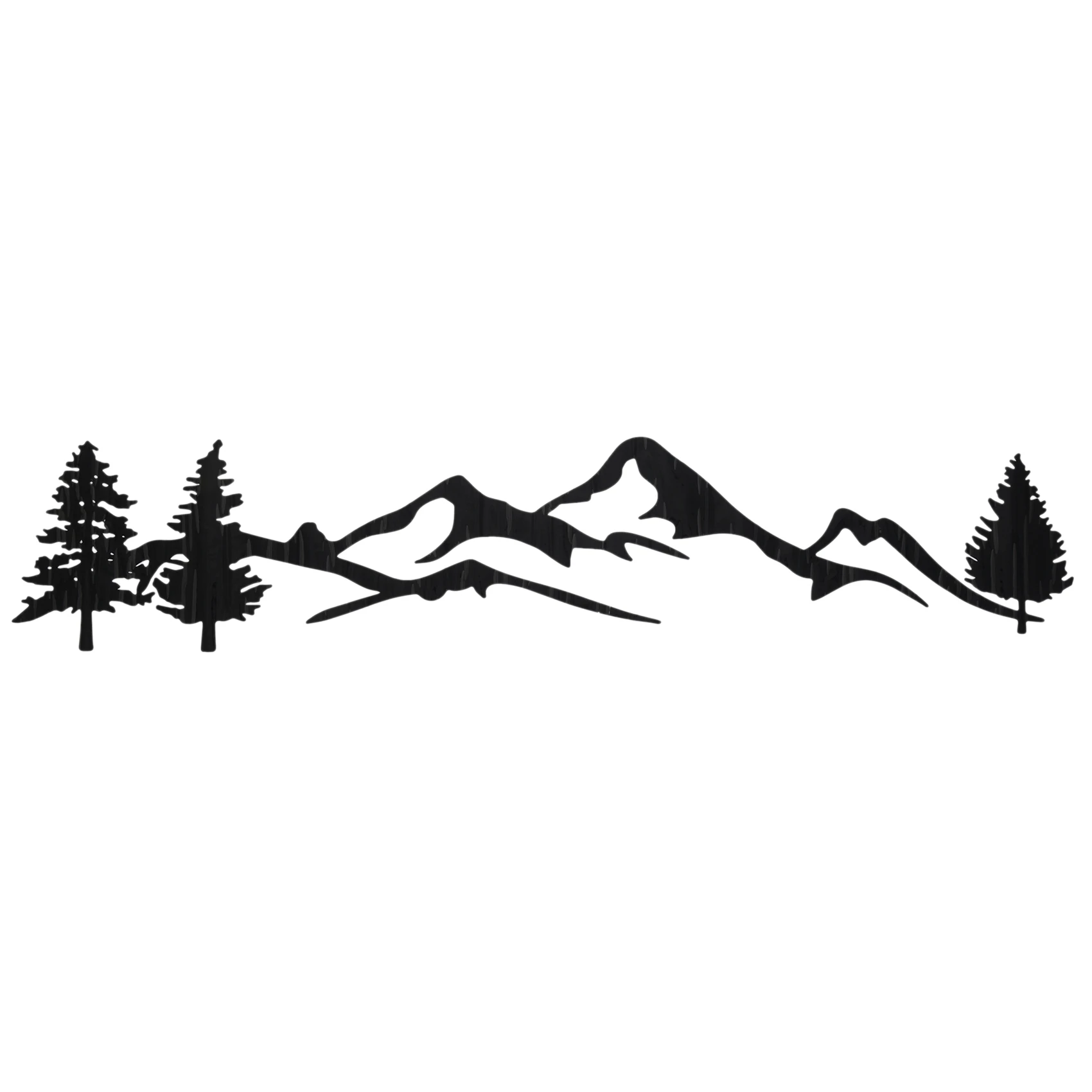 

Car Sticker Vinyl Snow Mountain Forest Totems Body Door Graphic Auto Decal for SUV RV Camper Offroad Car Styling Black