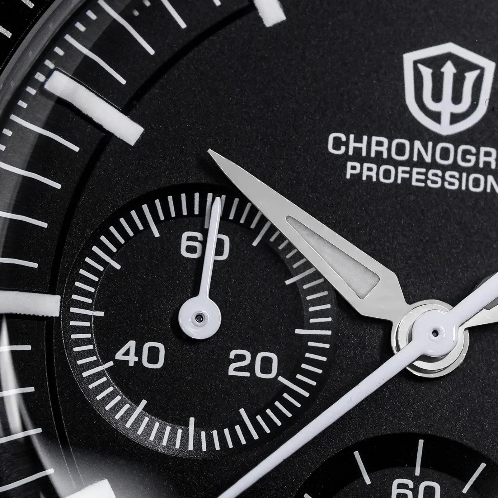 Watchdives WD1861 Кварцевые часы 40 мм VK63 Механизм Хронограф AR Покрытие Пузырь Сапфир BGW9