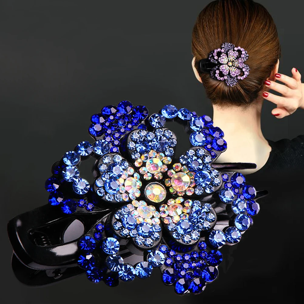 

Женская заколка-гребешок для волос с крупными цветами, 2022