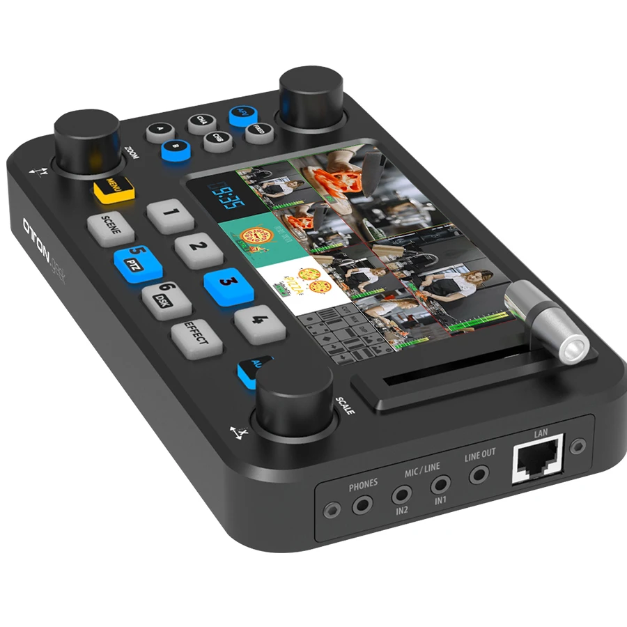 

Oton Geek S04M 4 Channel HD-MI Video Mixer Switcher for Live Streaming