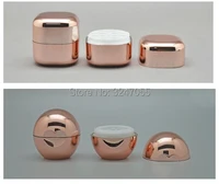 103050pcs plastic rose gold empty lip balm container creative cute lipstick sub package portable cosmetic lip rouge bottle