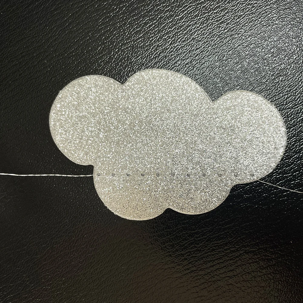 Самолет облака гирлянда блестящая бумага украшения для дня рождения фон