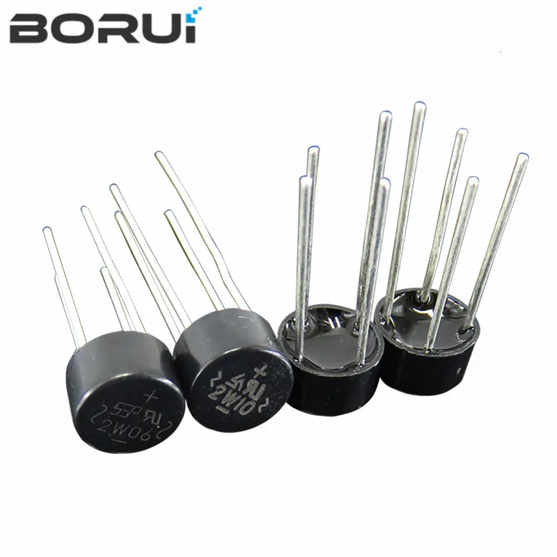 10 шт./лот Новый 2W10 2W06 2W08 2W04 2A 800V 1000V диодный мост выпрямитель Замена