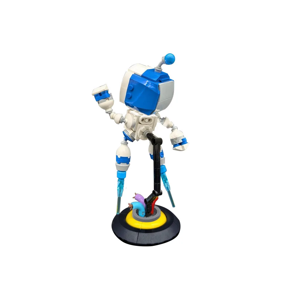 MOC Astro Bot модель строительного блока космическая приключенческая игровая фигурка