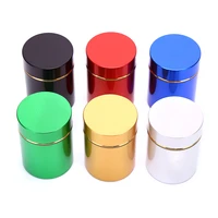 1pcs 70ml airtight smell proof container aluminum herb stash metal sealed can tea jars boxes portable storage container