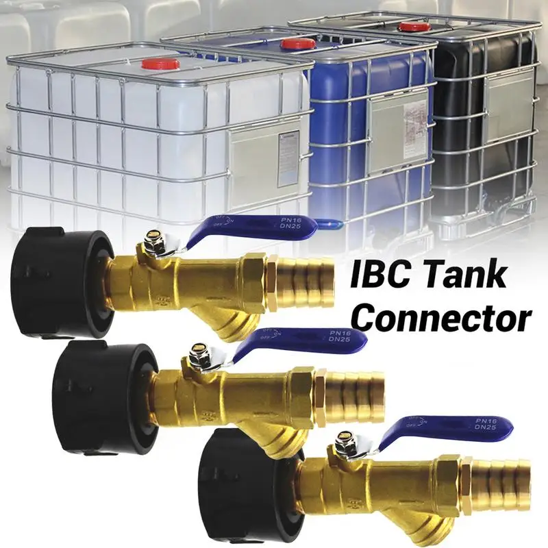 

IBC тоут адаптер латунный шланг кран инструмент для клапана IBC фитинг для резервуара для воды бочка фитинги соединитель переключатель сопла ...