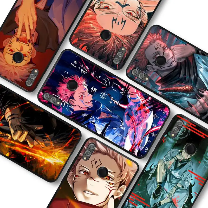 

Anime Jujutsu Kaisen Ryomen Sukuna Phone Case For Huawei honor 10Lite 10i 20 8x 10 for Honor 9lite 9xpro Back Coque