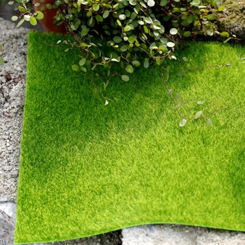 

Simulation Lawn Decor Micro Landscape Garden Decoration Artificial Moss Eco Bottle Lawn Grass Home Garden Decor Accessories