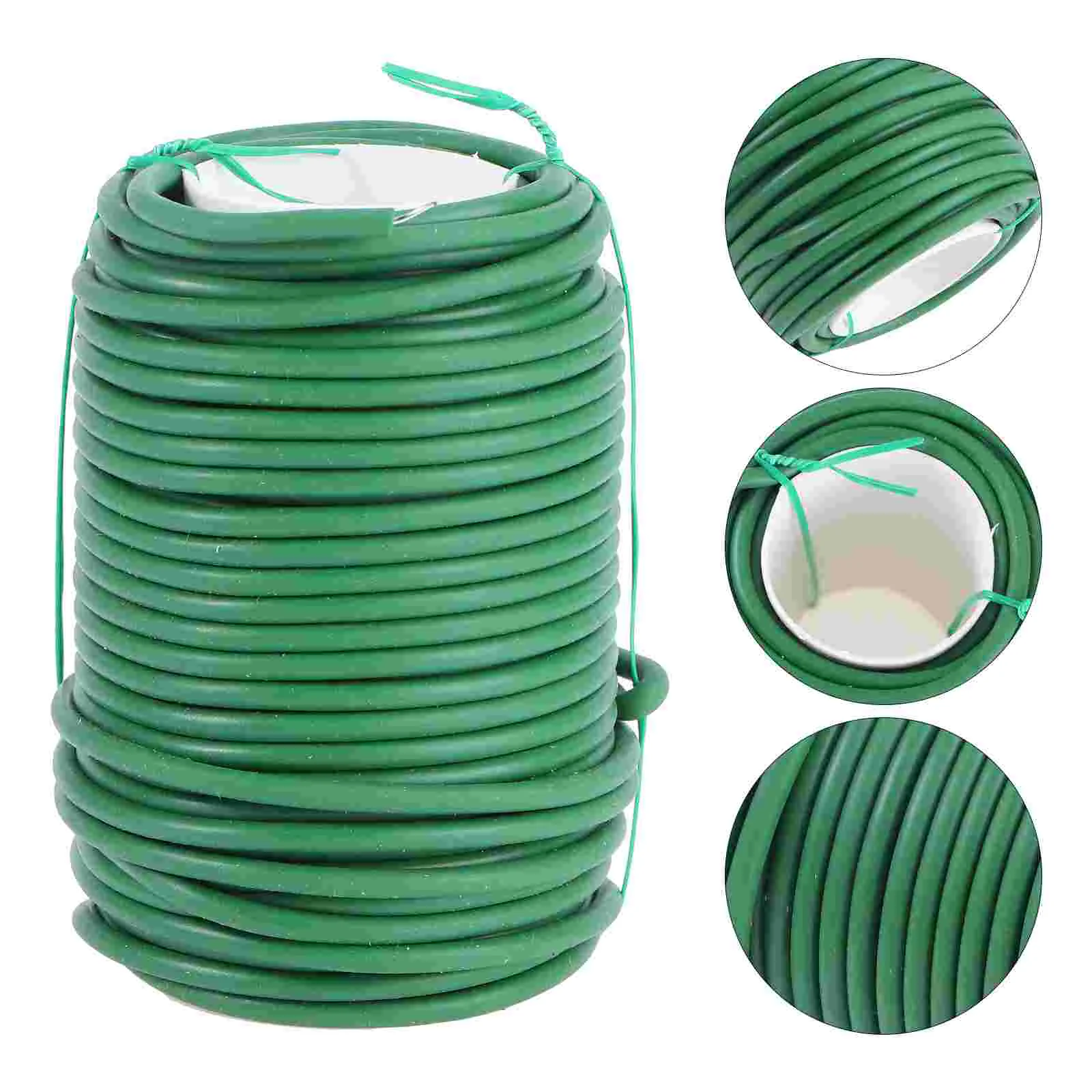 

Garden Tie Ties Wire Cable Fixing Reusable Tomato Exible Flower Decorative Plastic Fix Coated Gardening Branch Branches Green