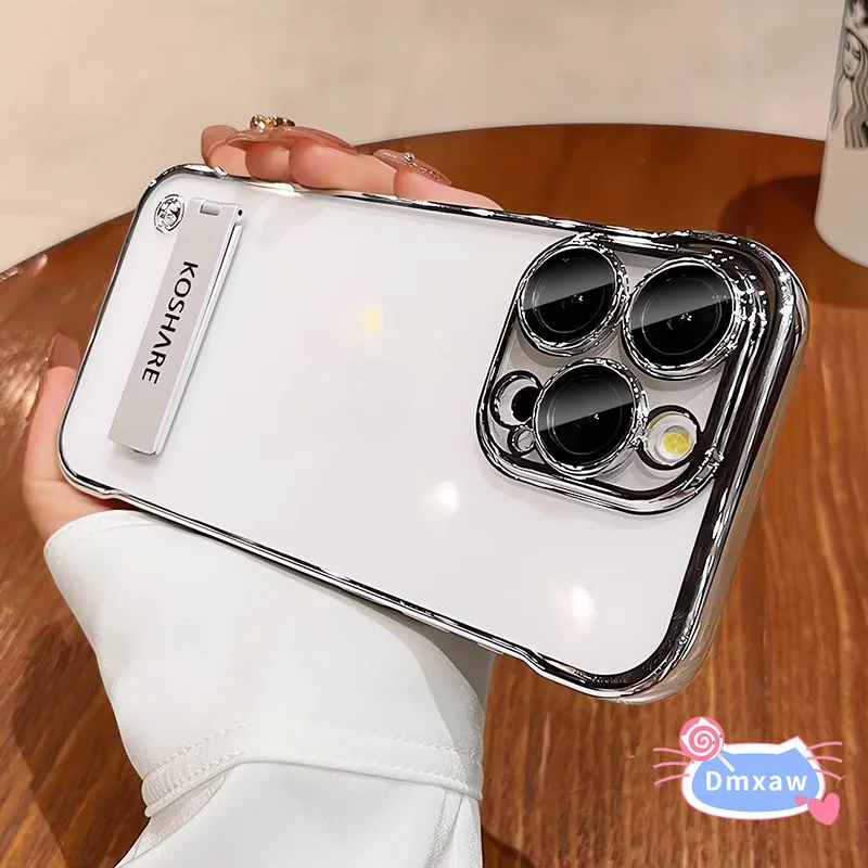 Фото Для Vivo Y75 4G S10 V21 V21S S9E Y73S Y200 5G V20 Pro V15 Z5X Nex 3 Чехол для телефона Металлическая подставка Безрамный прозрачный жесткий чехол №5