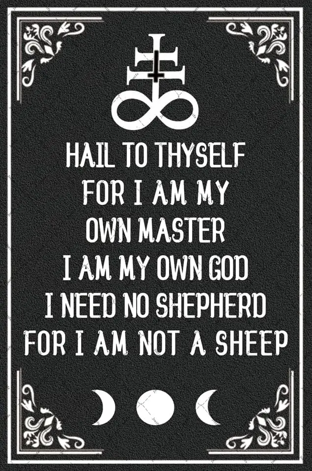 Hl To Thyself For m My Own Mster Wtchy Sgn Hlloween Wtch Metl Tn Postve nsprtonl Цитаты Syngs Wll Декор Для