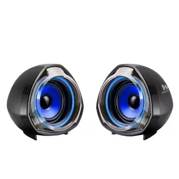 

NEW2023 Big Bass 70 - Altavoces para de 15W, USB & 3,5mm, Speakers, Para Ordenador, Estéreo, Juego